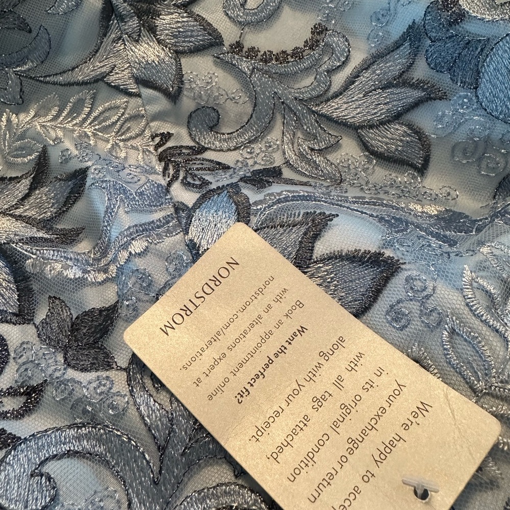 Eliza J Embroidered Sheath Cocktail Dress Size 6 $198 retail Blue
Sleeveless - Picture 12 of 14